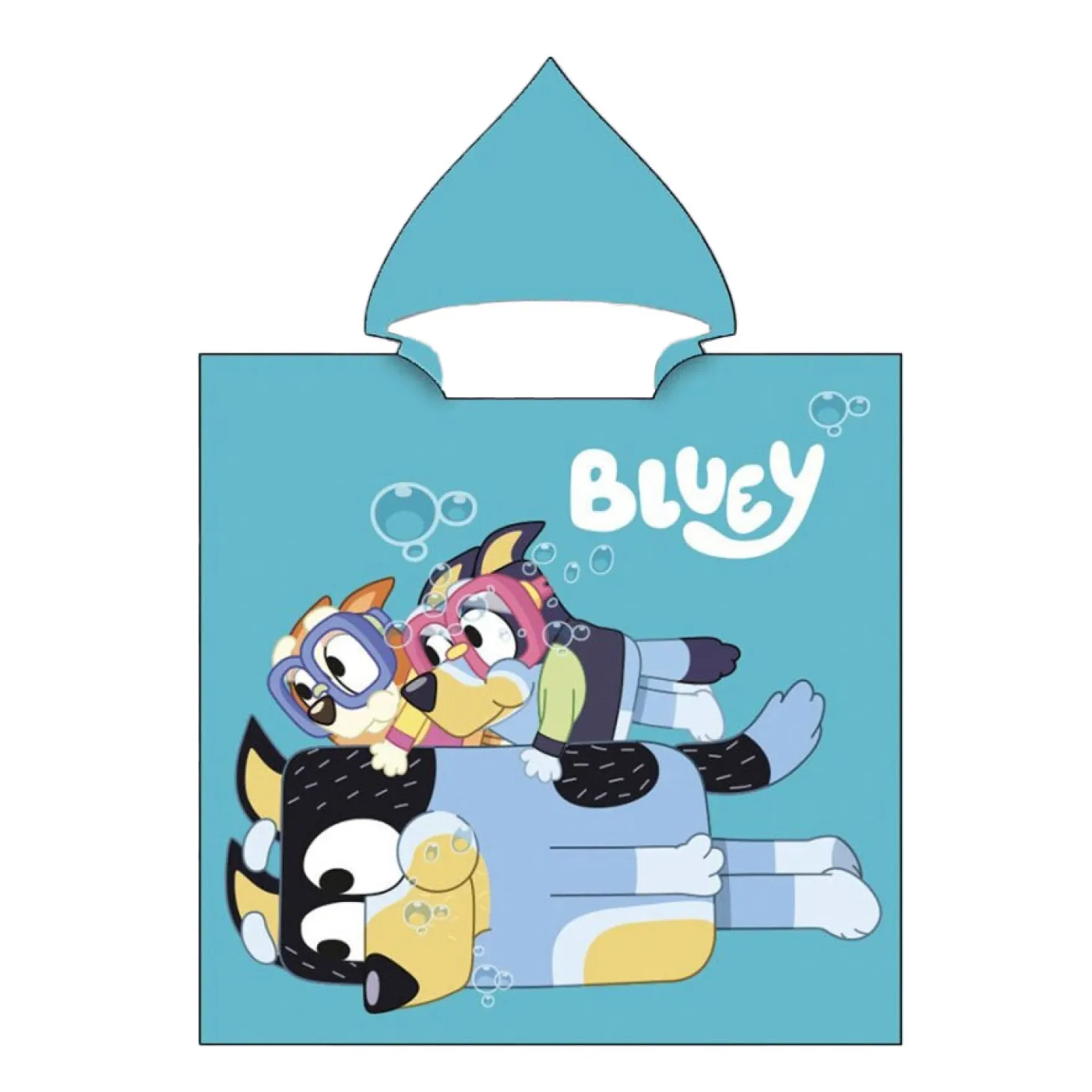 Bluey Poncho, 55x110cm