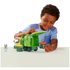 Bluey Vuilniswagen met Speelfiguren