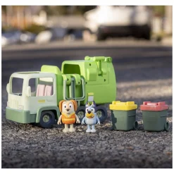 Bluey Vuilniswagen met Speelfiguren