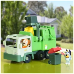 Bluey Vuilniswagen met Speelfiguren