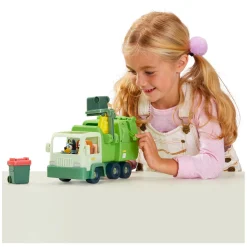 Bluey Vuilniswagen met Speelfiguren