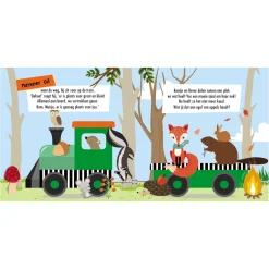Boek en Puzzeltrein Bosdieren