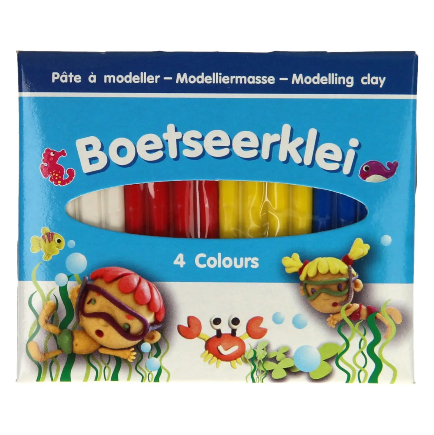 Boetseerklei Uitdeelsetje, set van 24 pakjes!