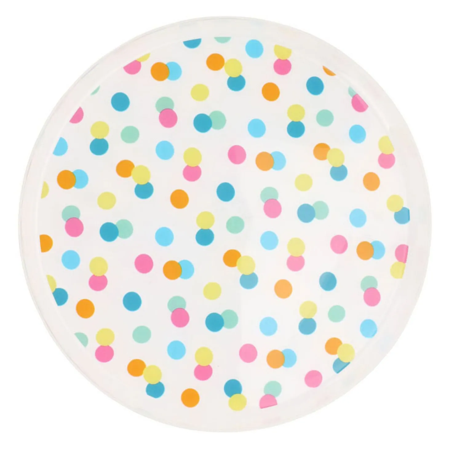 Bordjes met Stippen 22,5cm, 4st.