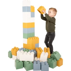 Bouwblokken XXL Pastelkleuren - 45dlg.