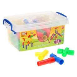 Bouwbuisjes in Opbergbox, 58dlg