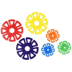 Bouwschijven - 640 stuks in Twee Formaten