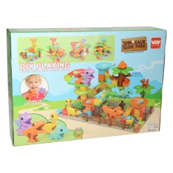 Bouwset Blokken en Knikkerbaan Dino