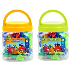 Bouwset Dierenvormpjes in Opbergbox, 32dlg.