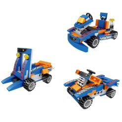 Bouwset 3in1 Voertuigen - 124 dlg.