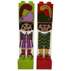 Bouwset Junior Sint en Piet Schoorsteen met Pakjes - 27st.