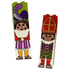 Bouwset Junior Sint en Piet Schoorsteen met Pakjes - 27st.