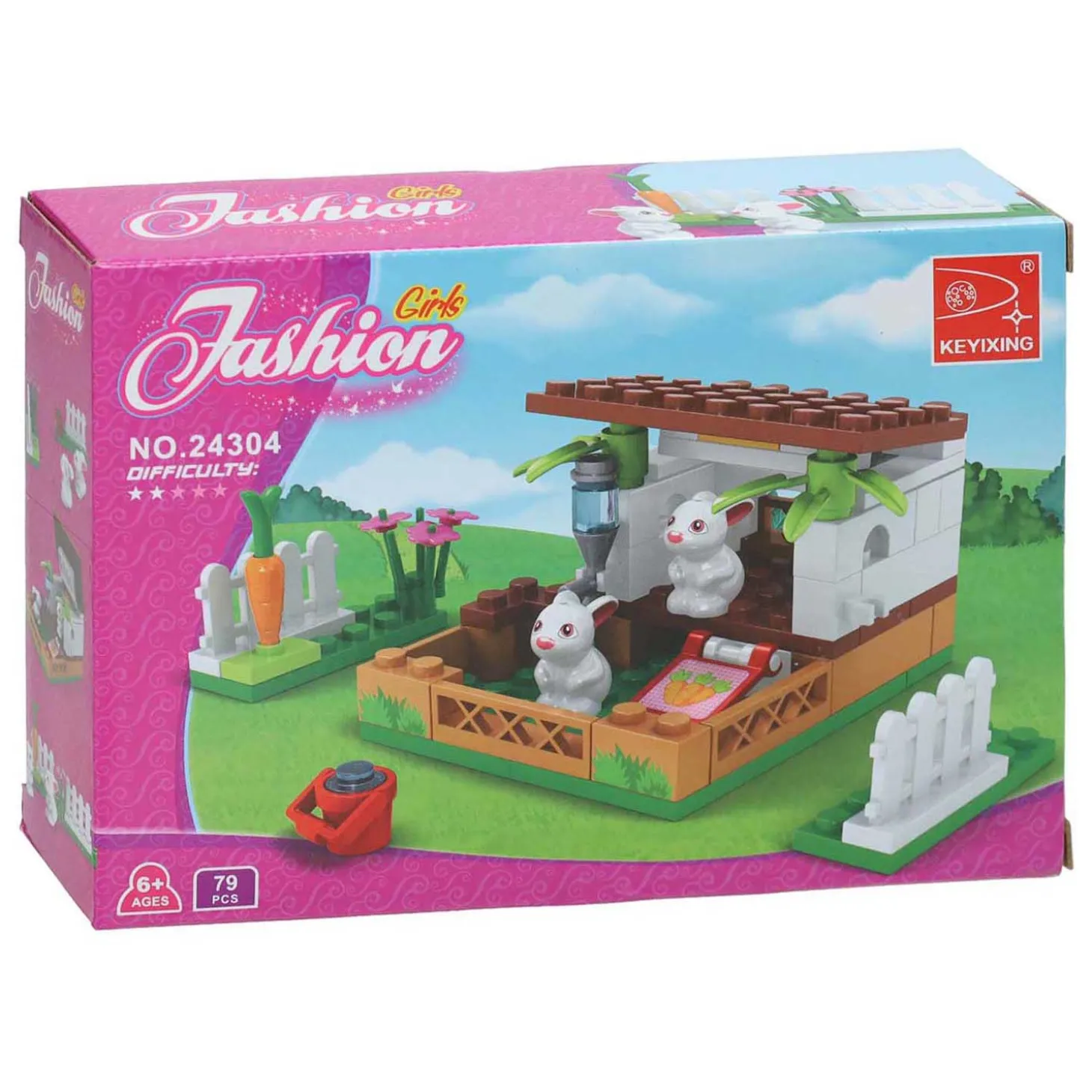 Bouwset Konijnen Verzorgplaats - 73dlg.