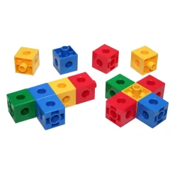 Bouwset Koppelblokjes - 6 Kleuren - 300dlg