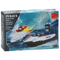 Bouwset Politie Patrouille Boot - 117dlg.