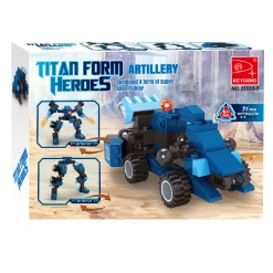 Bouwset Titan Transformeer Blauw - 71dlg.