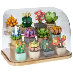 Bouwsteentjes Set Bloemen Etalage