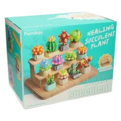 Bouwsteentjes Set Bloemen Etalage