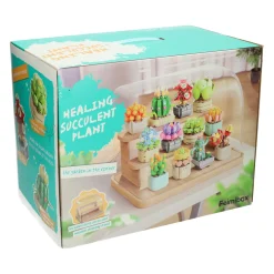 Bouwsteentjes Set Bloemen Etalage