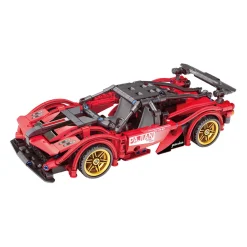 Bouwsteentjes Set Pull Back Sport Auto - 488dlg.