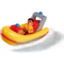 Brandweerman Sam Reddingsboot met Speelfiguur Elvis