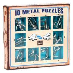 Breinpuzzelset Blauw, 10st.