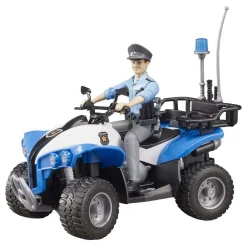 Bruder Bworld Politie Quad met Agente 1:16