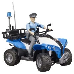 Bruder Bworld Politie Quad met Agente 1:16