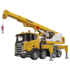 Bruder Scania Super 560R Liebherr Kraan met Licht en Geluid 1:16