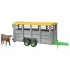 Bruder Veetransportwagen met Koe 1:16