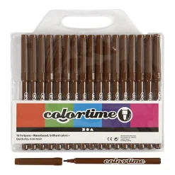 Bruine Stiften, 18st.