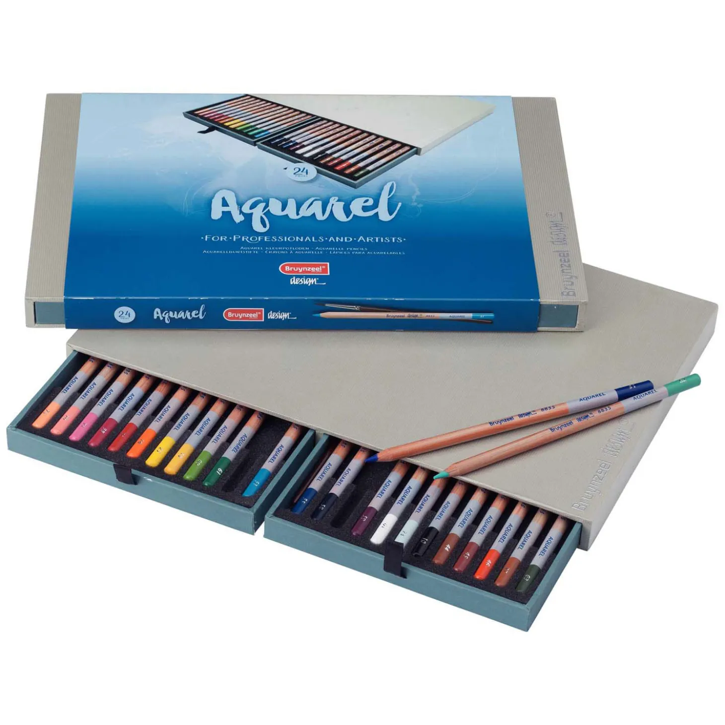 Bruynzeel Aquarelpotloden Box 24