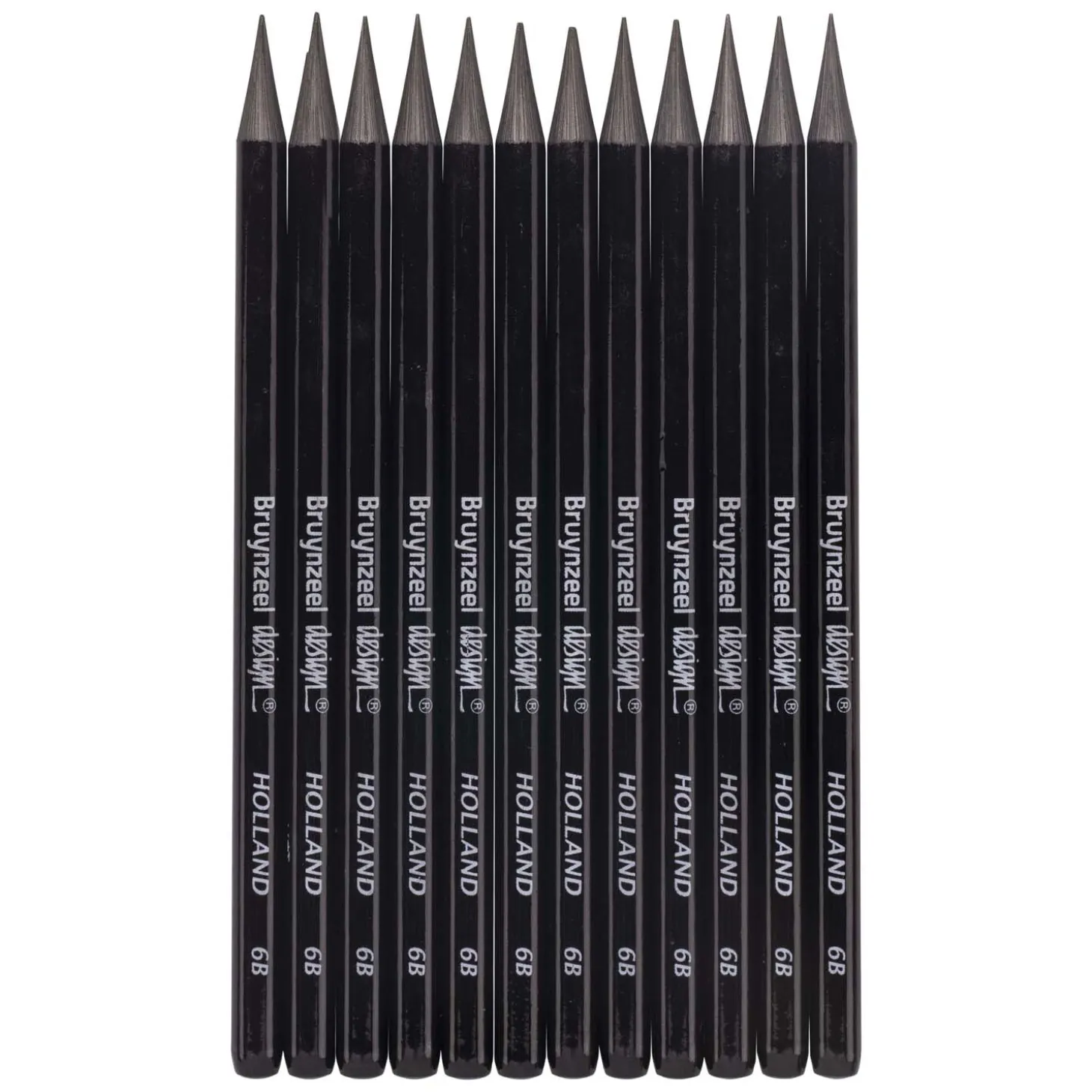 Bruynzeel Design Grafietstift 6B - 12st.