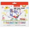 Bruynzeel Kids Twin Point Viltstiften, 20st.