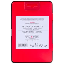 Bruynzeel Kleurpotloden Blik, 12 Kleuren