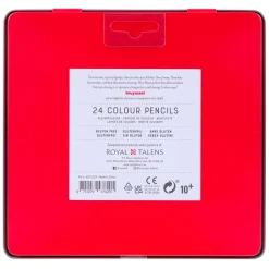 Bruynzeel Kleurpotloden Blik, 24 Kleuren