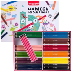 Bruynzeel Mega Kleurpotlodenset, 12x12 Kleuren