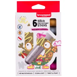 Bruynzeel Plakkaatverf Sticks Metallic, 6st.