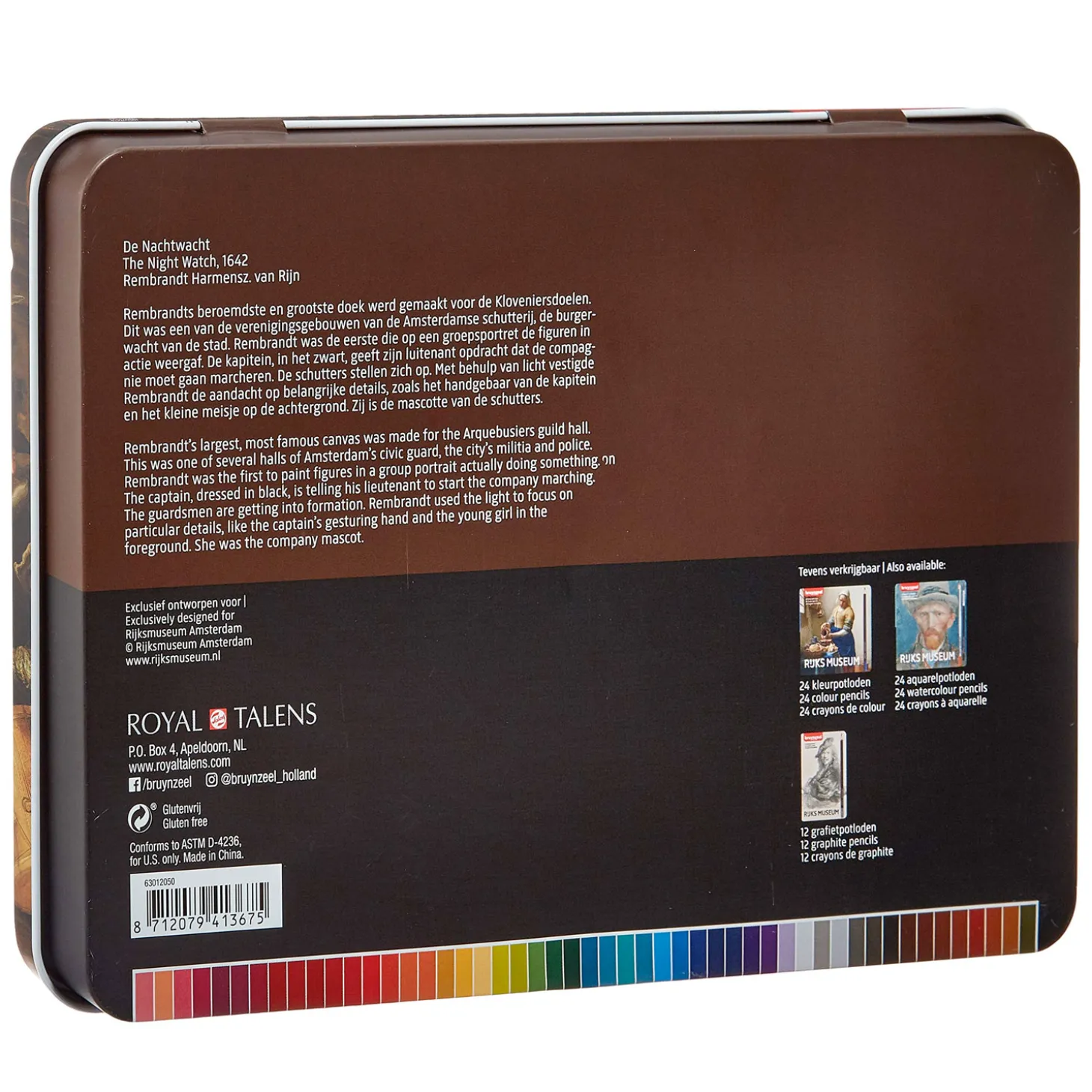 Bruynzeel Rijksmuseum Kleurpotloden, 50st.