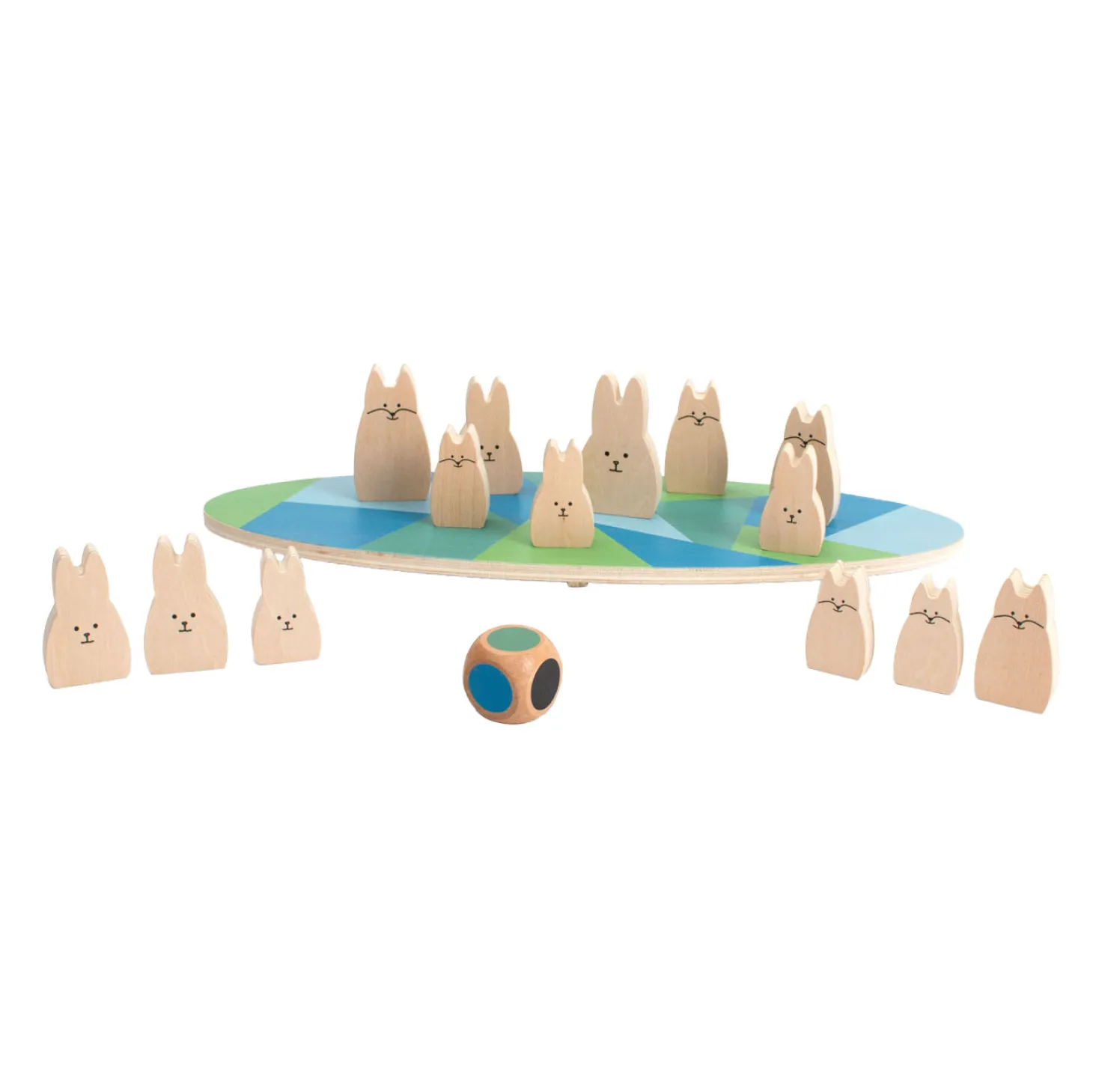 BS Toys Houten Balansspel Konijnen