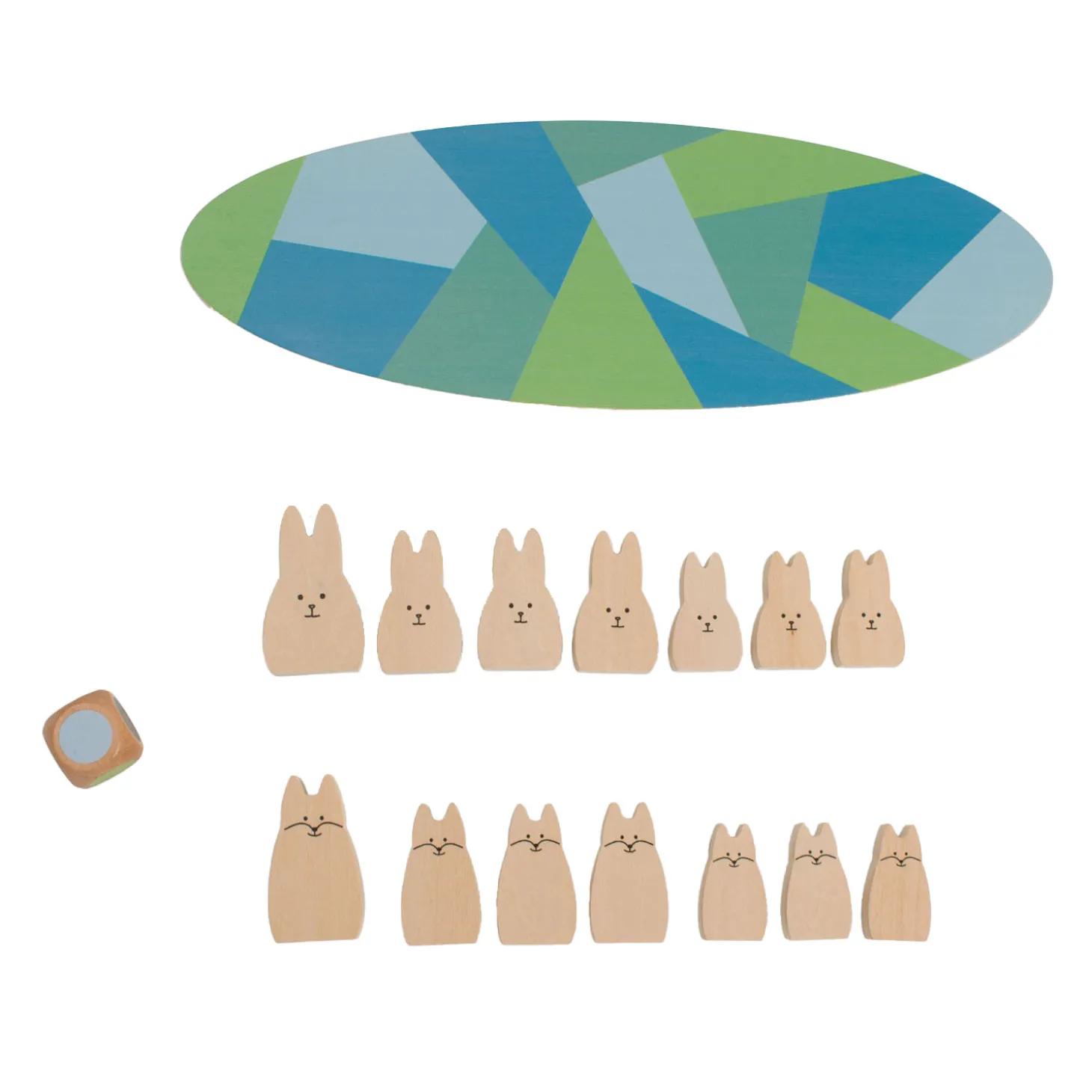 BS Toys Houten Balansspel Konijnen