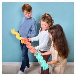 BS Toys Houten Ballenbaan Geef Door en Speel - 4dlg.