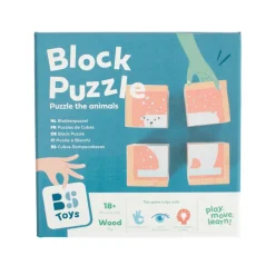 BS Toys Houten Blokkenpuzzel, 4st.