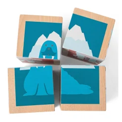 BS Toys Houten Blokkenpuzzel, 4st.