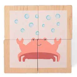 BS Toys Houten Blokkenpuzzel, 4st.