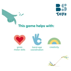 BS Toys Houten Draaistok met Lint