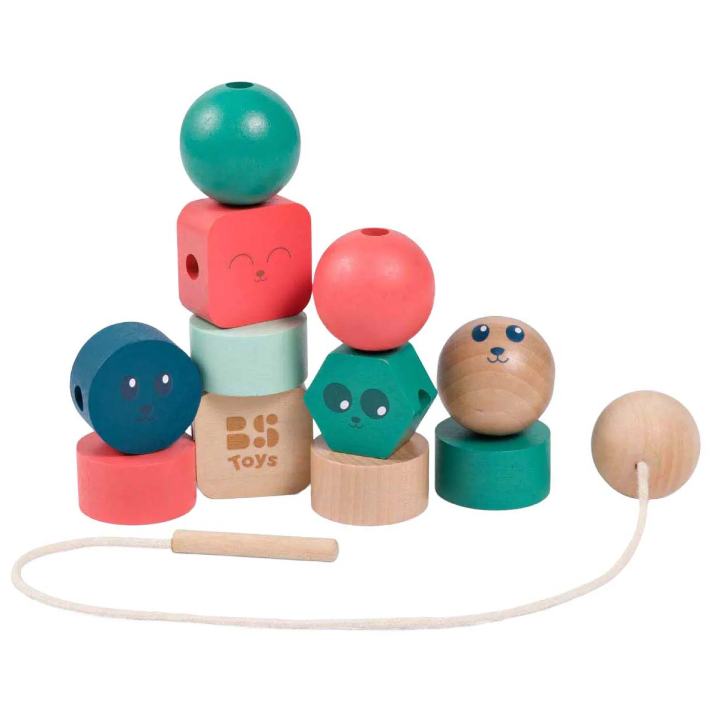 BS Toys Houten Kralen Junior - 13dlg.