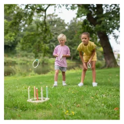 BS Toys Houten Ringwerpspel met Strepen, 7dlg.