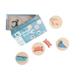 BS Toys Houten Vormenpuzzel, 6st.