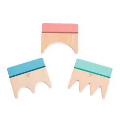 BS Toys Houten Zandpatroon Kammen, 3dlg.